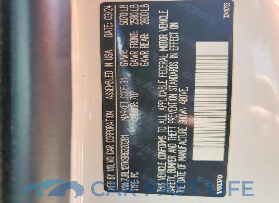 7JRL12TK9RG320281# 12