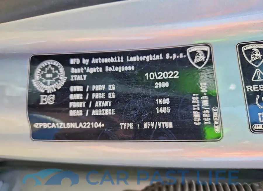 ZPBCA1ZL5NLA22104# 13
