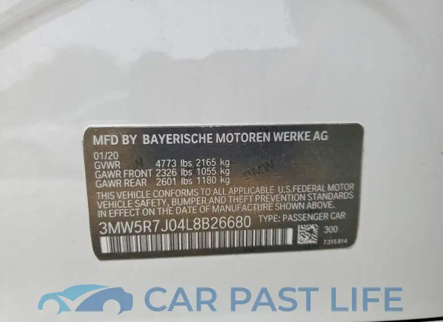3MW5R7J04L8B26680# 13