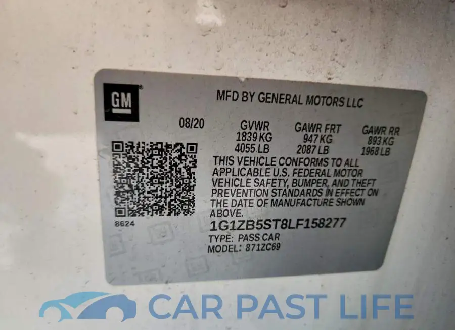 1G1ZB5ST8LF158277# 12