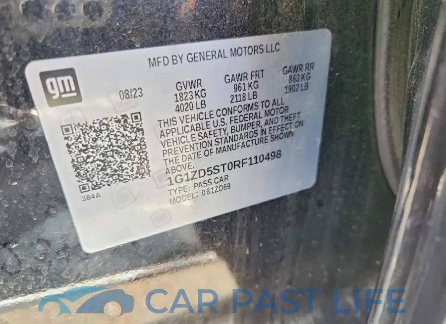 1G1ZD5ST0RF110498# 12