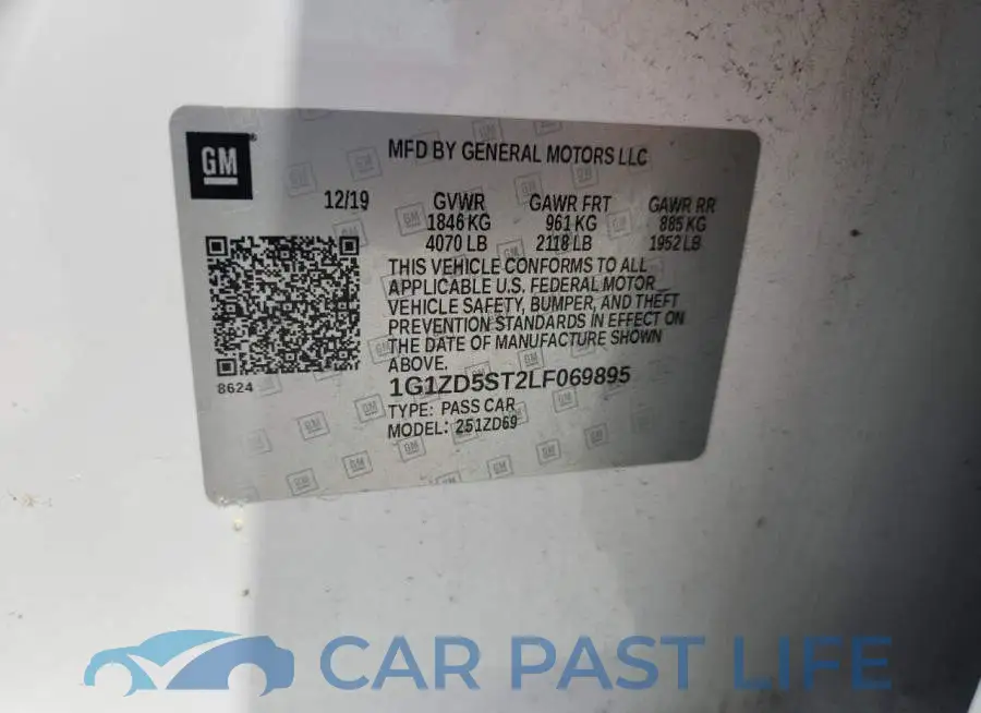 1G1ZD5ST2LF069895# 12