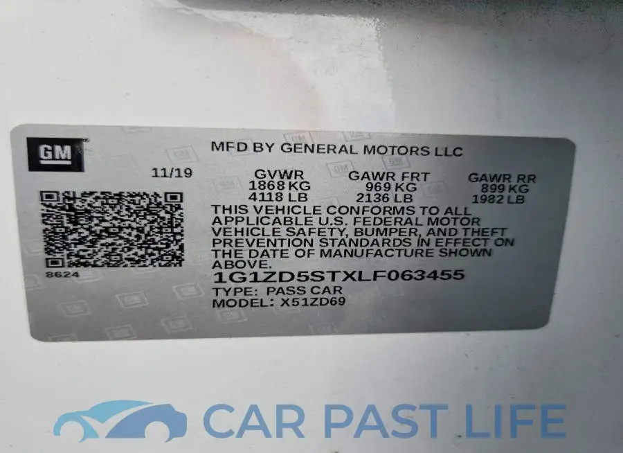 1G1ZD5STXLF063455# 12