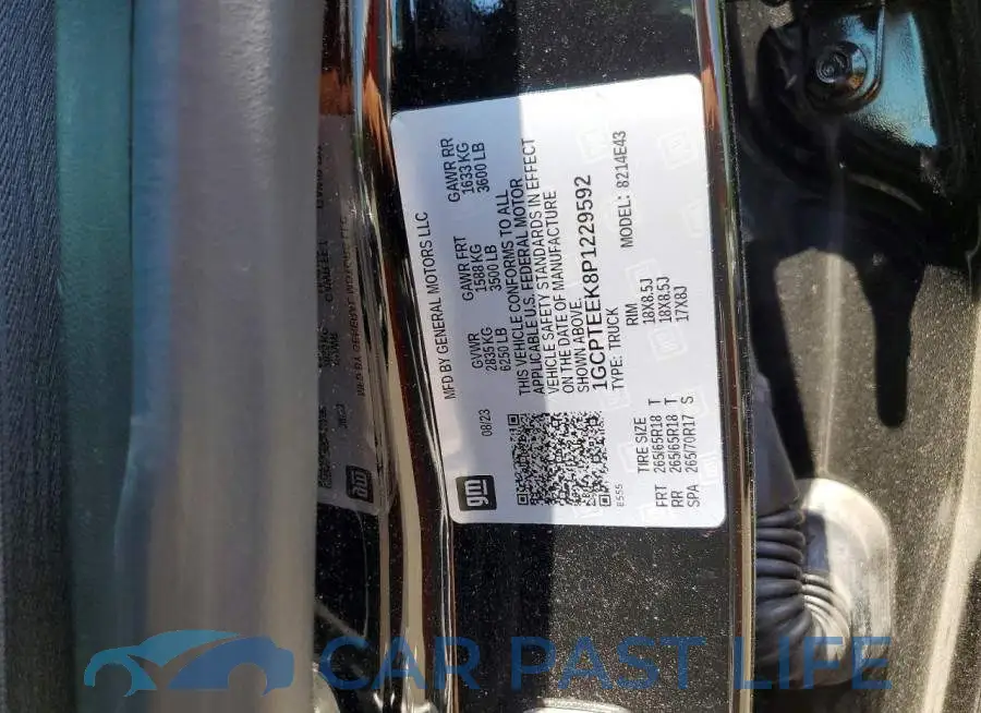 1GCPTEEK8P1229592# 12