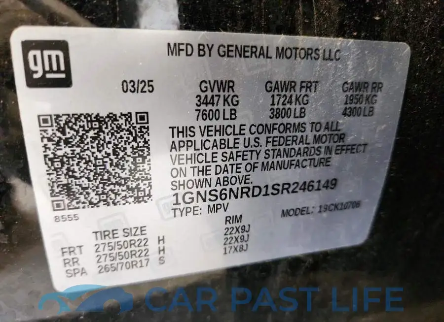 1GNS6NRD1SR246149# 13