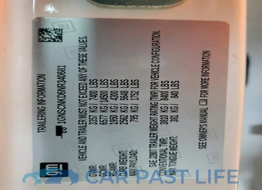 1GNSCNKD6NR340681# 14