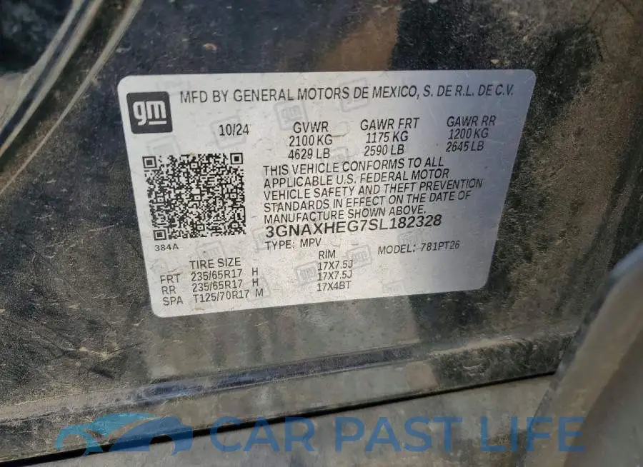 3GNAXHEG7SL182328# 13
