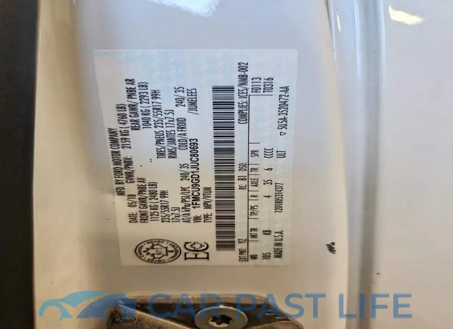 1FMCU9GD1JUC80693# 13