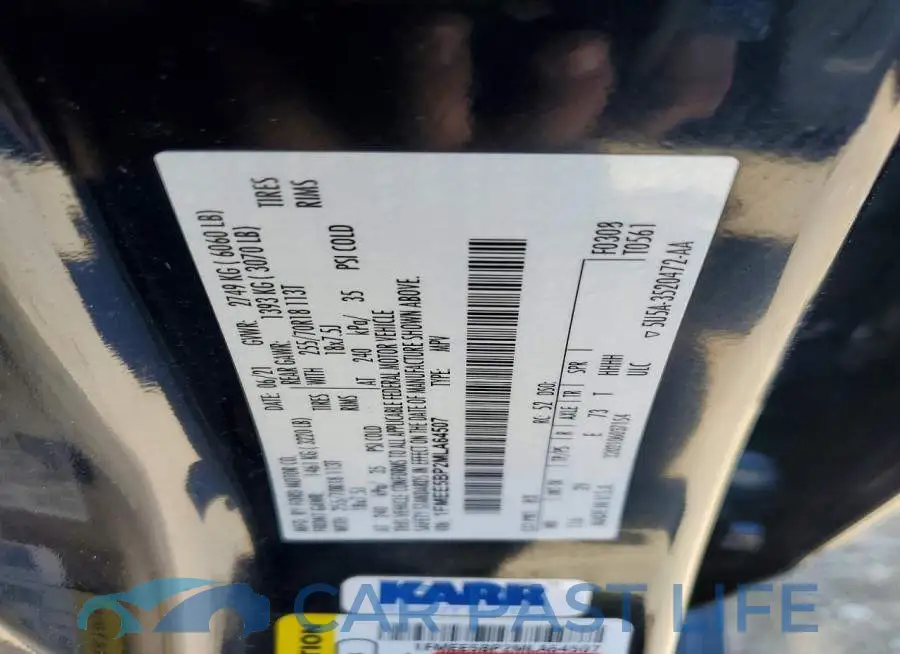 1FMEE5BP2MLA64507# 12