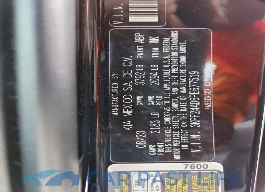 3KPF24AD6PE677519# 12