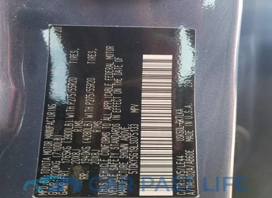 5TDKY5G19LS075133# 13