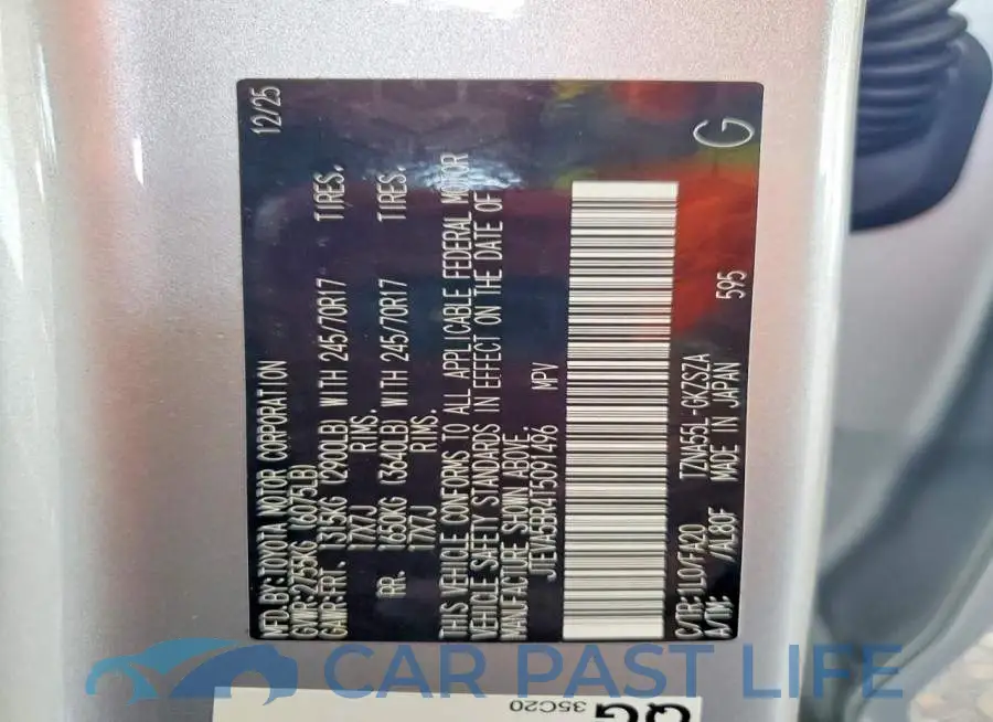 JTEVA5BR4T5091496# 13