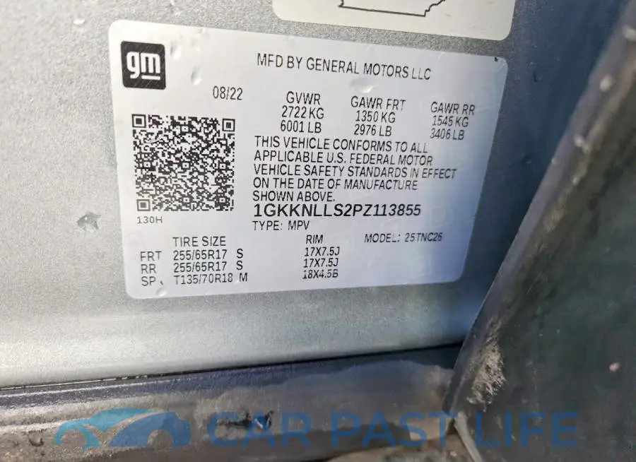 1GKKNLLS2PZ113855# 14