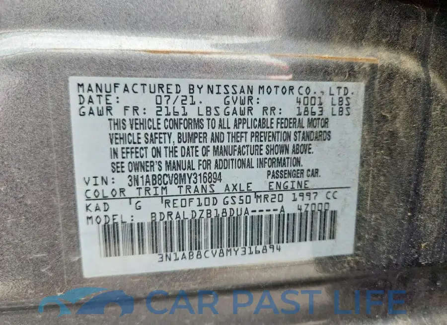 3N1AB8CV8MY316894# 13