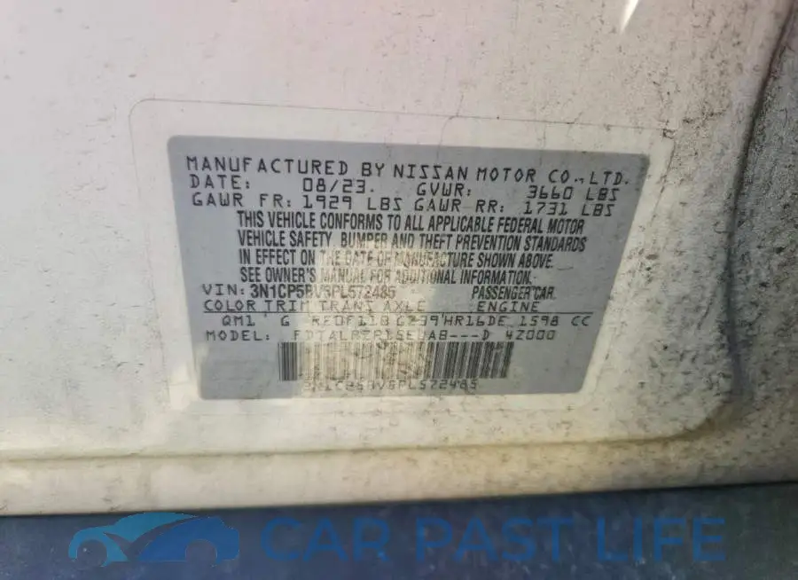 3N1CP5BV5PL572485# 13