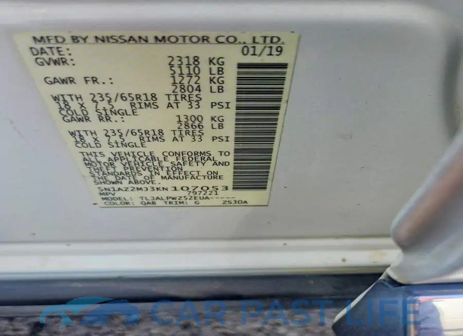 5N1AZ2MJ3KN107053# 14