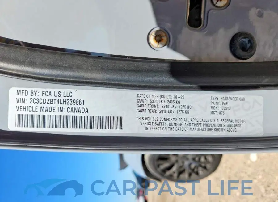 2C3CDZBT4LH239861# 13