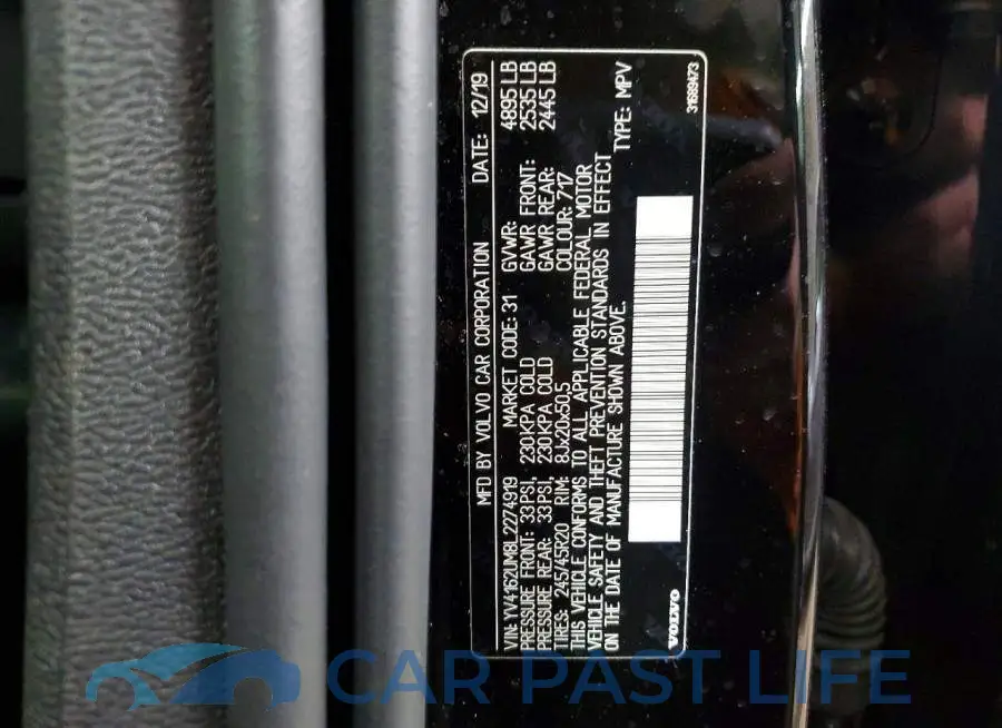 YV4162UM8L2274919# 13