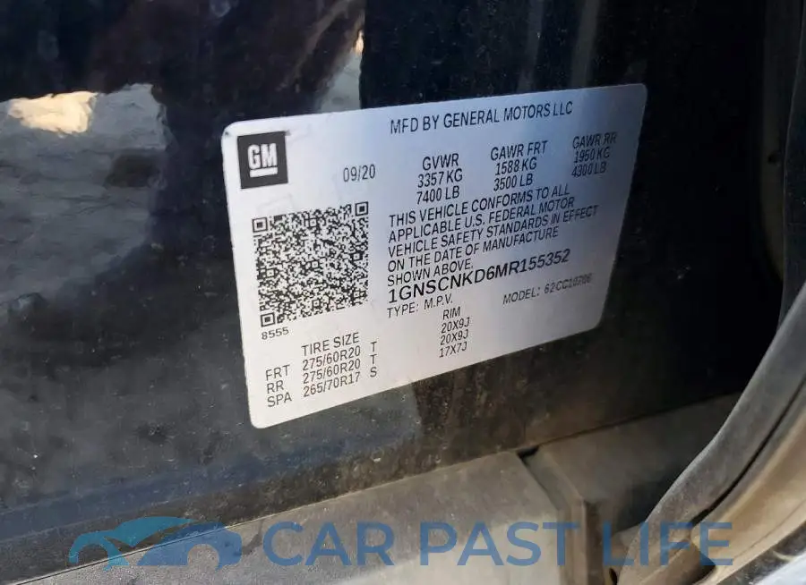 1GNSCNKD6MR155352# 13