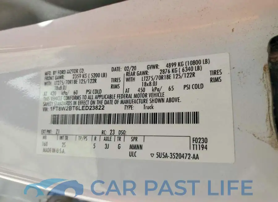 1FT8W2BT6LED23822# 12
