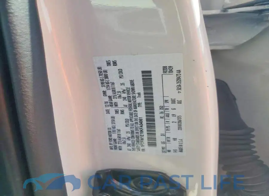 1FTFW1E18KFA04961# 12