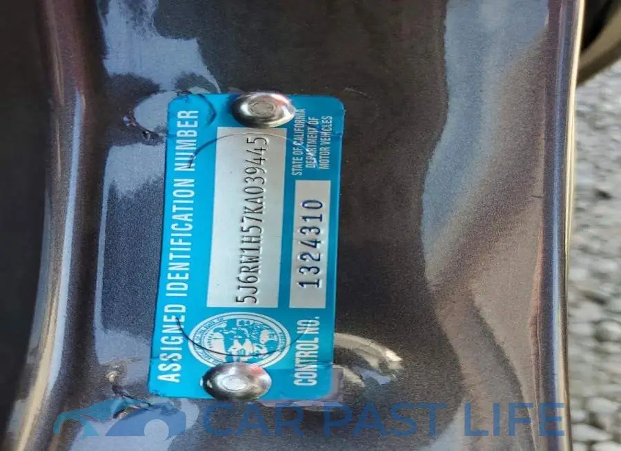 5J6RW1H57KA039445# 13