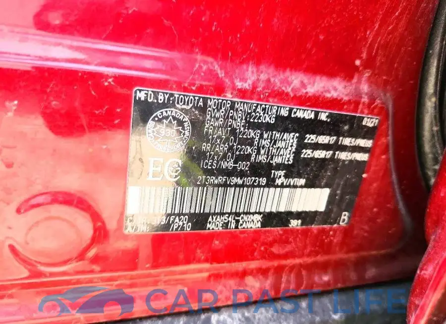 2T3RWRFV9MW107319# 13