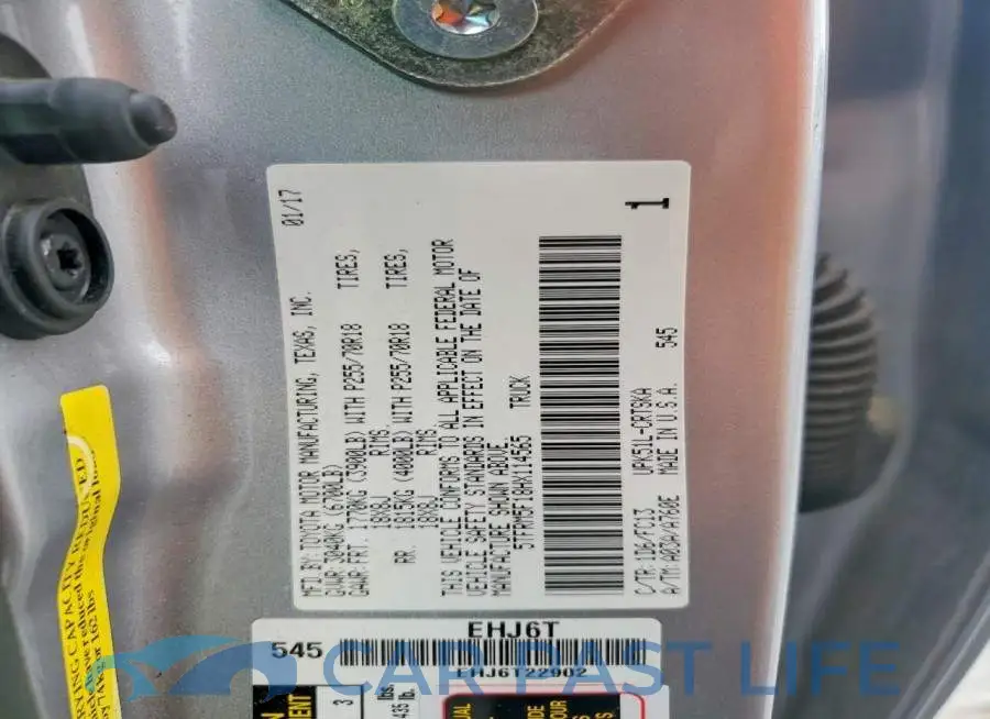 5TFRM5F18HX114565# 12