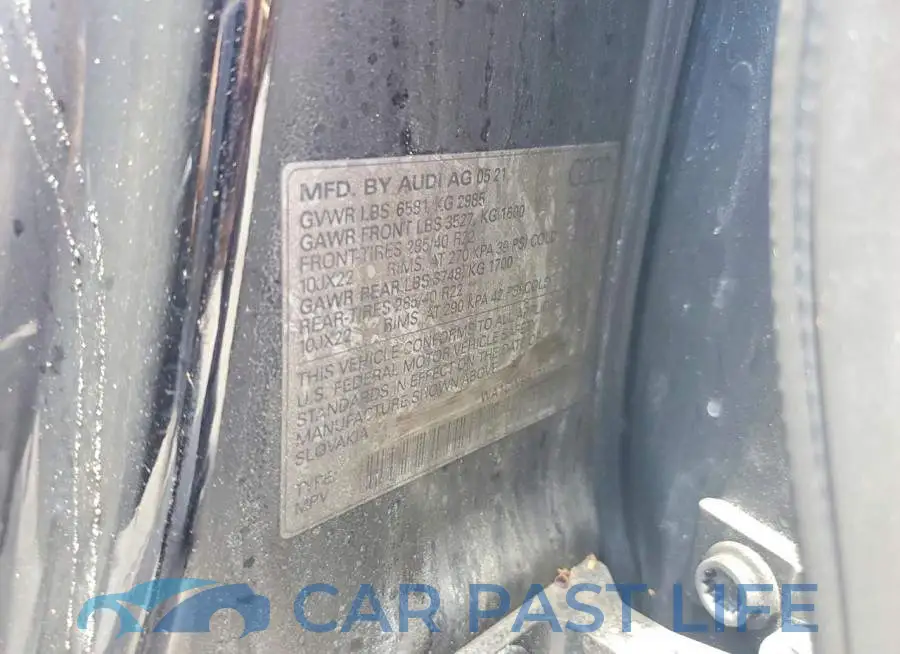 WA1CWBF17MD040771# 12