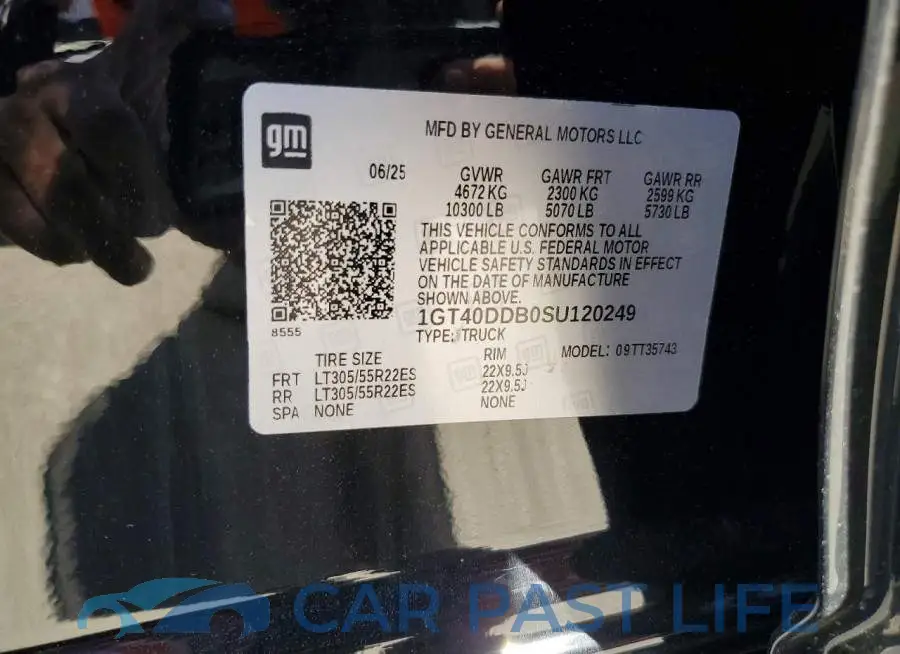 1GT40DDB0SU120249# 12