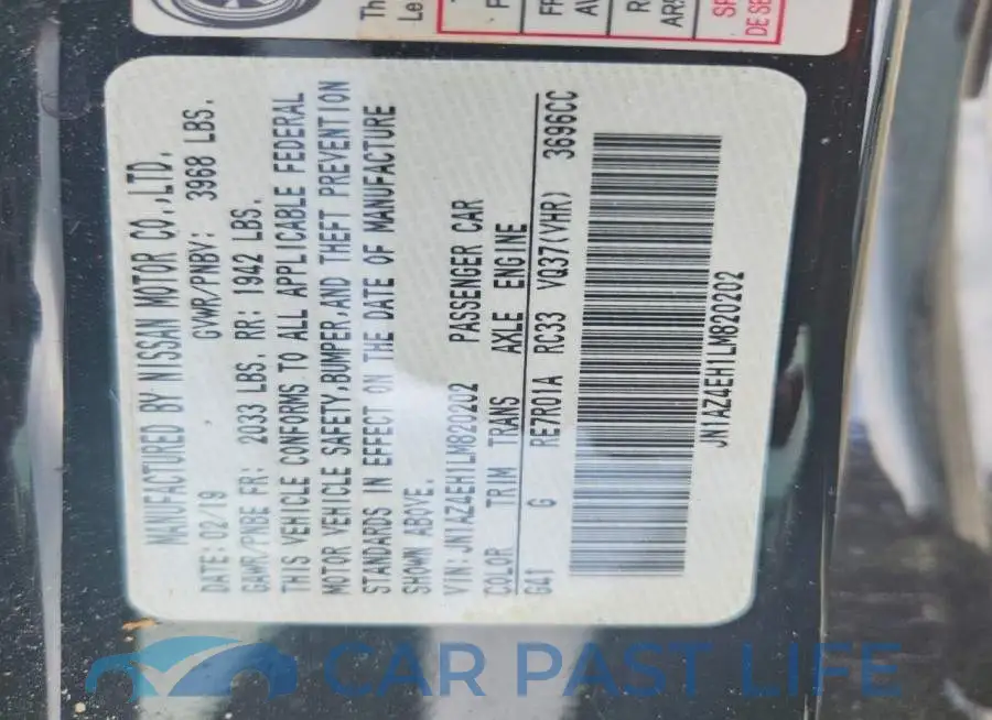 JN1AZ4EH1LM820202# 12