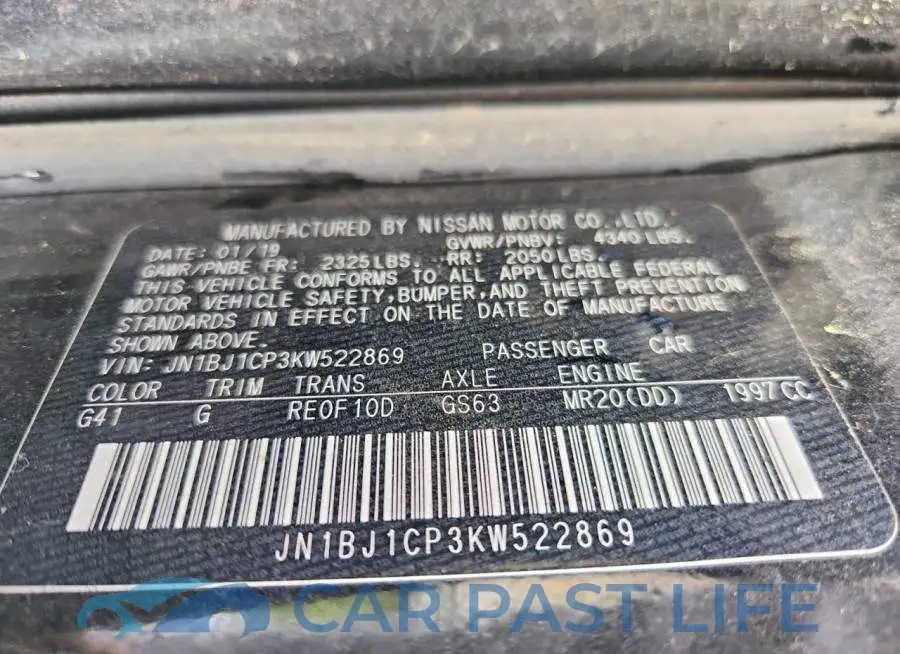 JN1BJ1CP3KW522869# 13