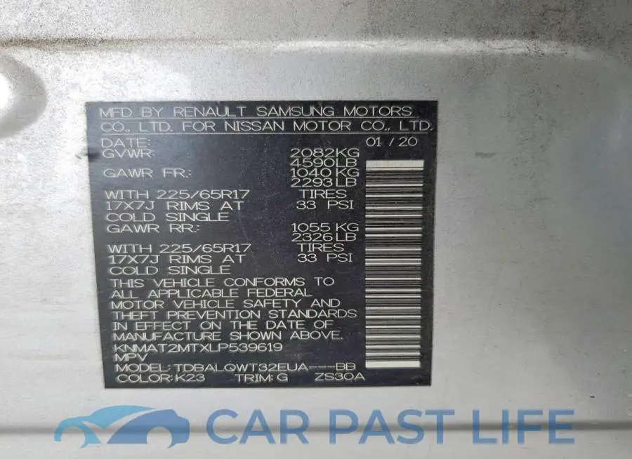 KNMAT2MTXLP539619# 14