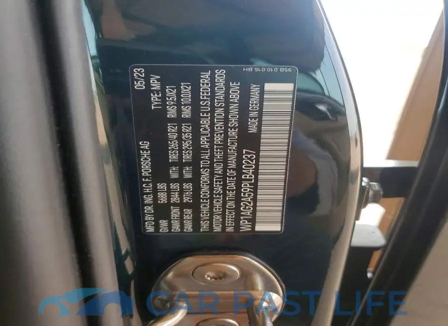 WP1AG2A59PLB40237# 12