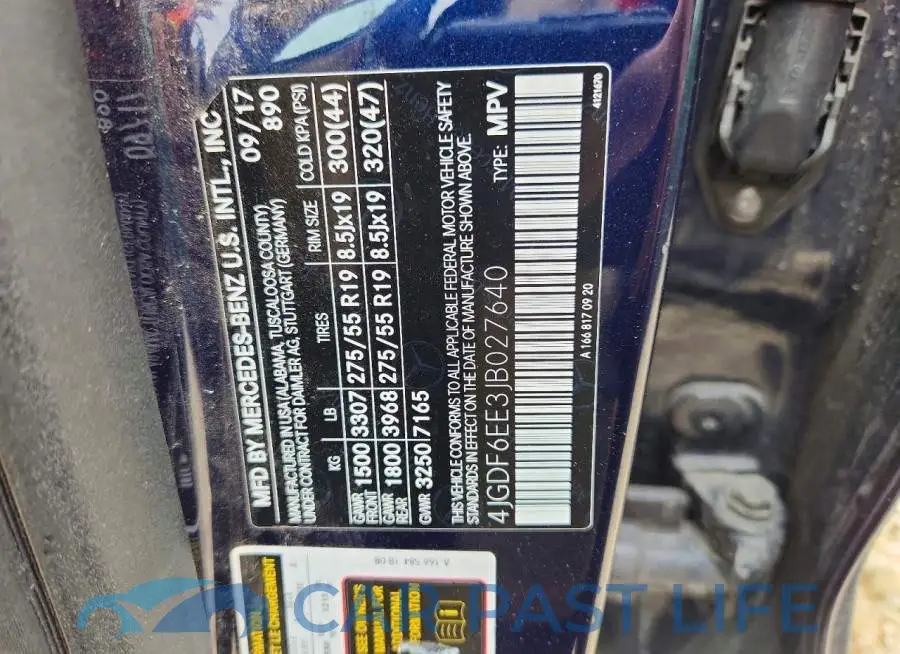 4JGDF6EE3JB027640# 13