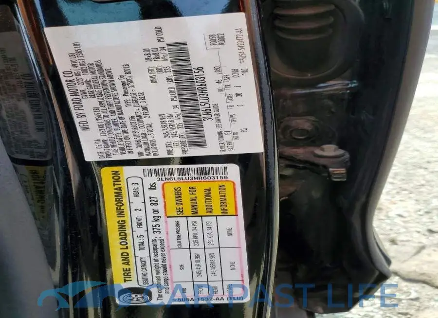 3LN6L5LU3HR603156# 12
