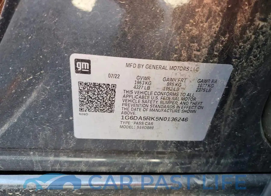 1G6DA5RK5N0136246# 13