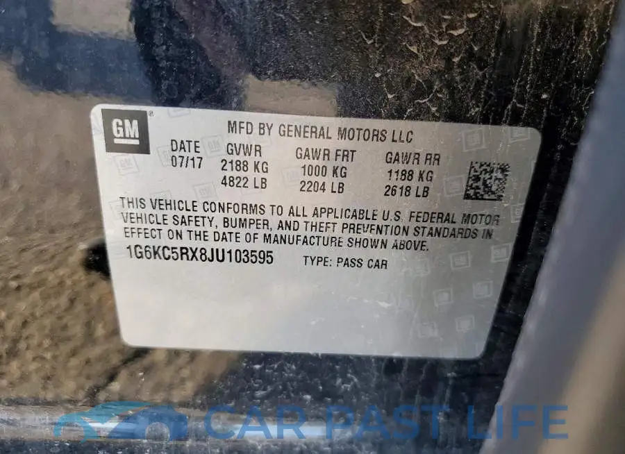 1G6KC5RX8JU103595# 12