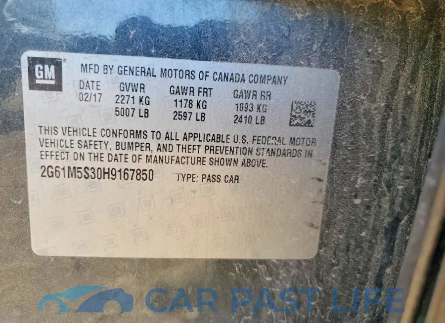 2G61M5S30H9167850# 13