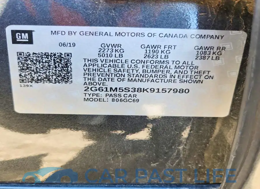 2G61M5S38K9157980# 12