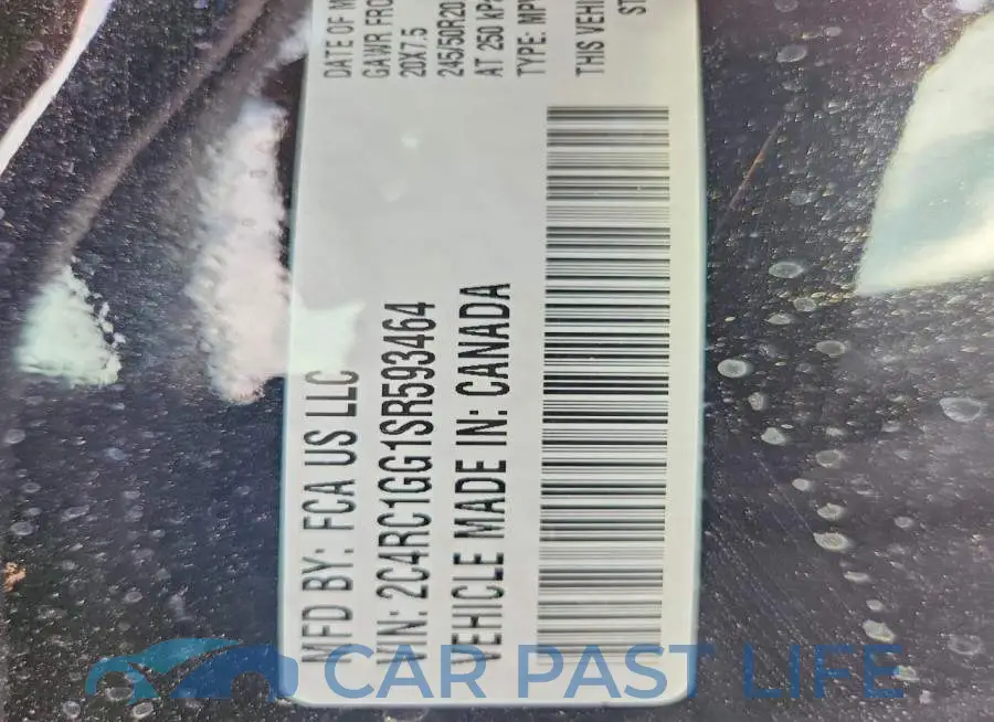2C4RC1GG1SR593464# 13