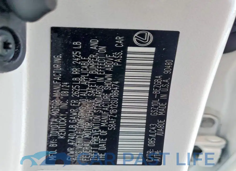 58AFZ1B12SU186474# 12