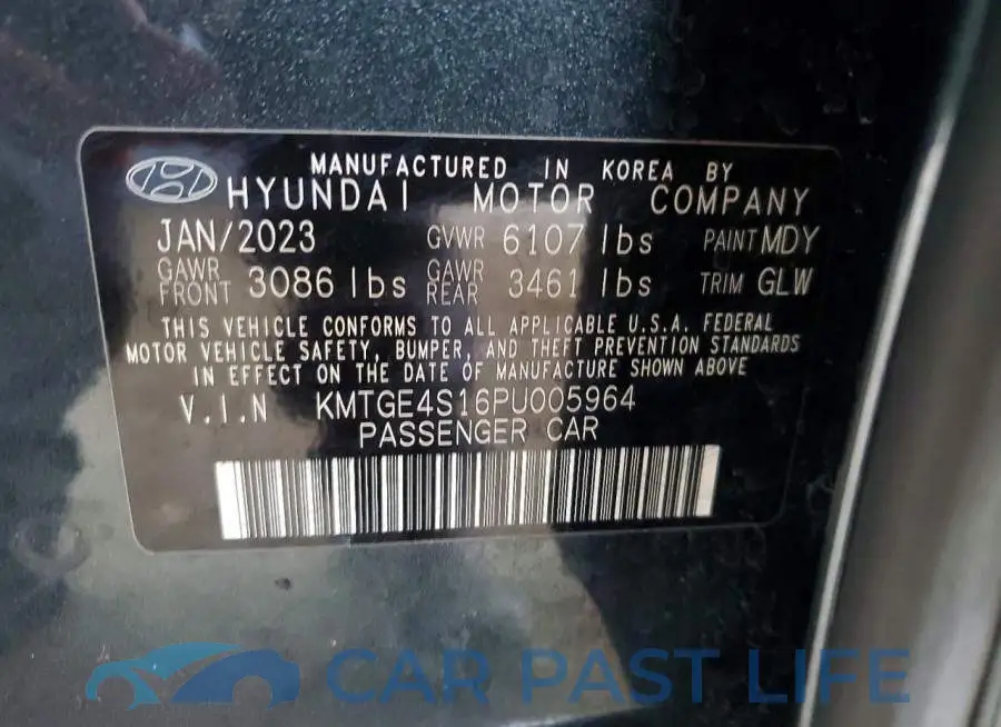 KMTGE4S16PU005964# 13