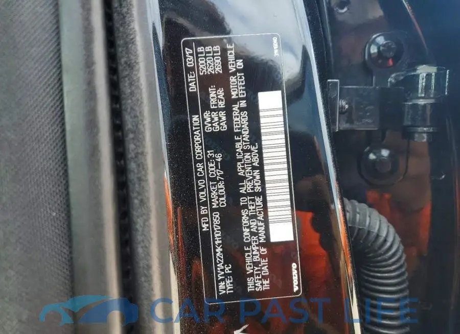 YV1A22MK1H1017850# 13