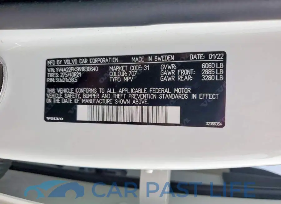 YV4A22PK9N1830640# 14