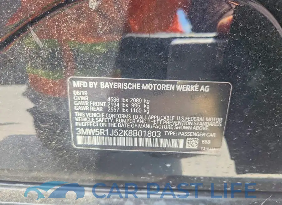 3MW5R1J52K8B01803# 13