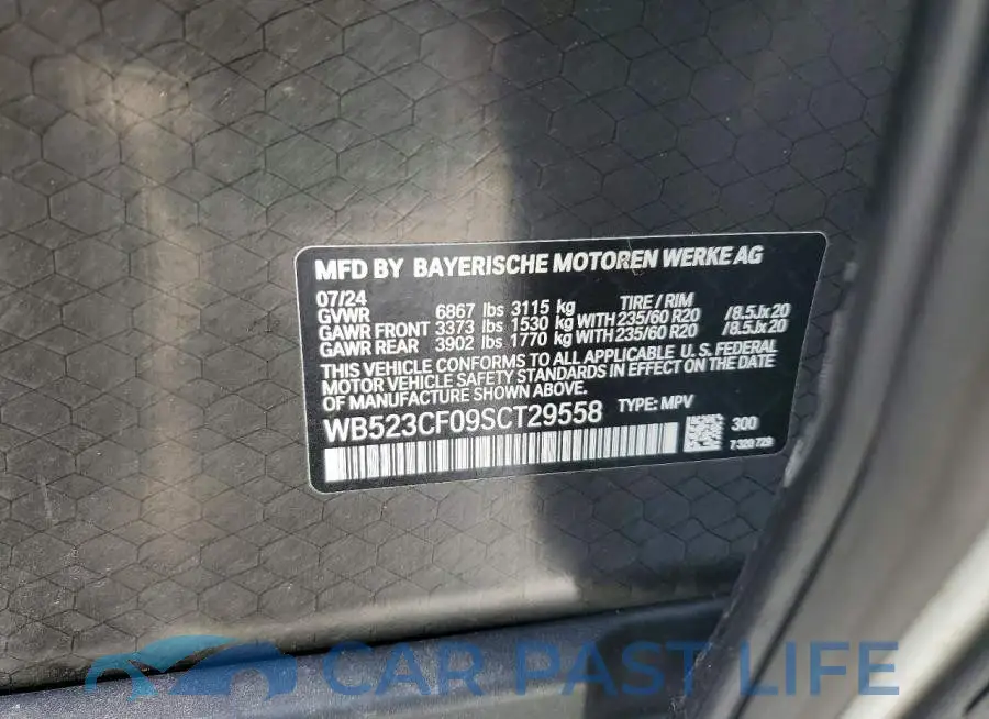 WB523CF09SCT29558# 13