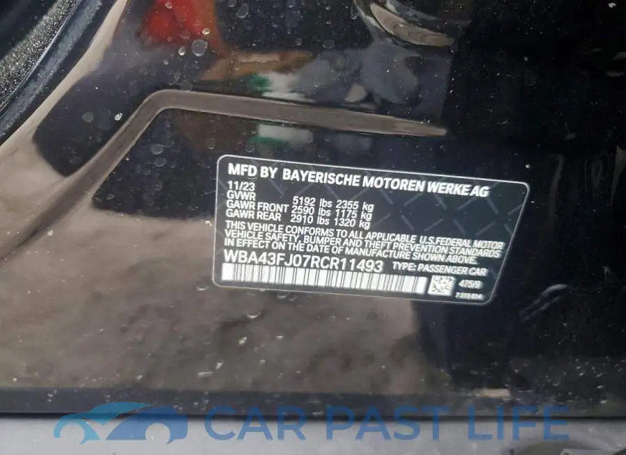 WBA43FJ07RCR11493# 13