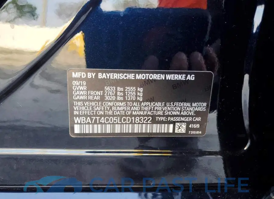 WBA7T4C05LCD18322# 12