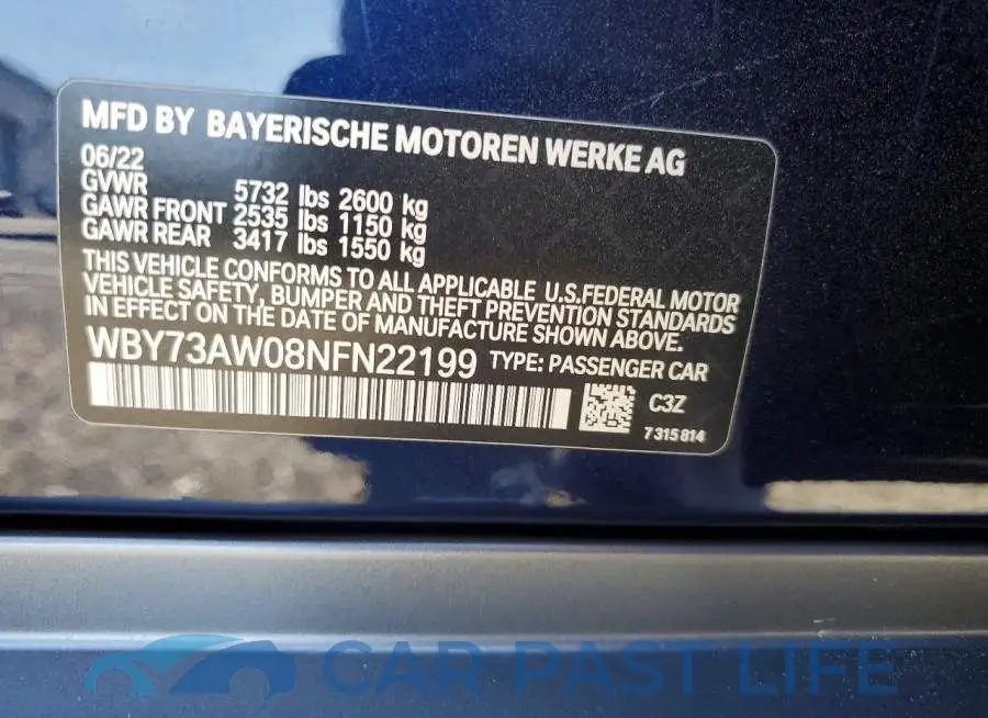 WBY73AW08NFN22199# 13